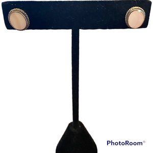 925 Sterling Silver and Mother of Pearl Earrings (Dainty)